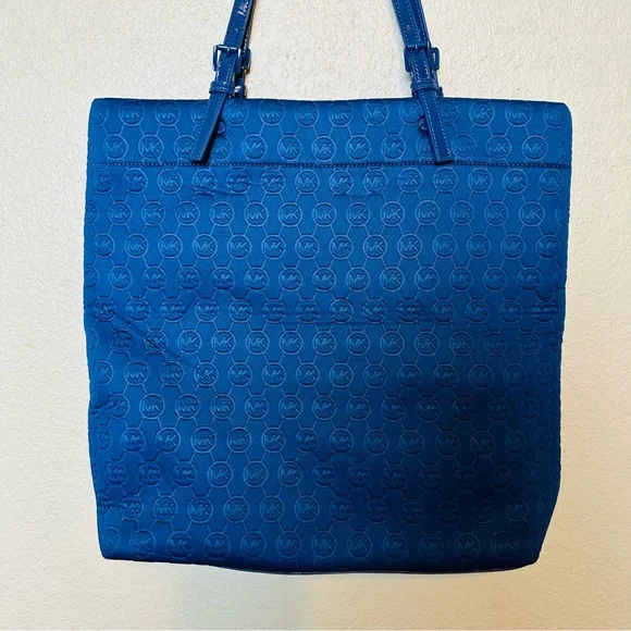 Michael Kors Women’s Navy Blue Logo Shoulder Handbag - Picture 4 of 5